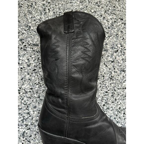 Smoky Mountain Denver Boots sz 8 EE  Black Leather Western Style 4032 - Picture 9 of 14